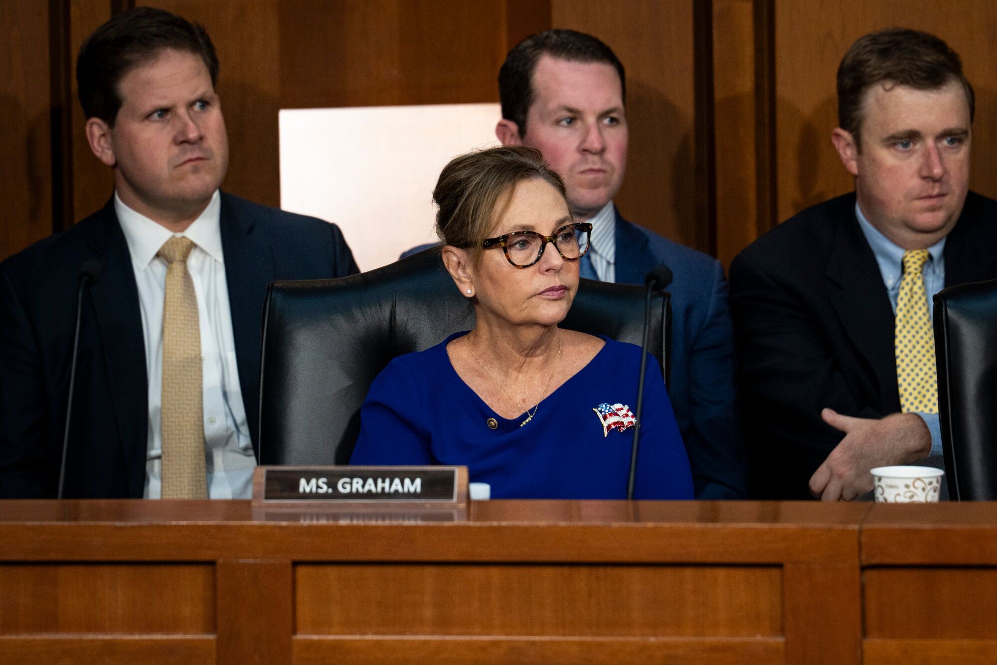 Senator Darline Graham Nordone, a Republican from South Carolina, during a business meeting on Capitol Hill in Washington, DC. (Bloomberg) Senator Darline Graham Nordone, a Republican from South Carolina, during a business meeting on Capitol Hill in Washington, DC. (Bloomberg)