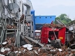 The fire broke out at around 3am at a two-storey manufacturing unit of ILJIN Electronics, which manufactures electronic chips and printed circuit boards (PCBs), in Udyog Kendra-2, Ecotech-3.
