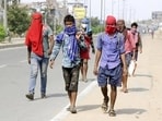 A centralised national database, the e-Shram portal connects informal workers with social security and welfare schemes. (HT FILE) A centralised national database, the e-Shram portal connects informal workers with social security and welfare schemes. (HT FILE)