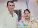 A couple was killed after the concrete roof of a room near their agricultural fields collapsed in Baraundi village under Ladwa subdivision of Kurukshetra district in the early hours of Tuesday. The deceased were identified as Karnail Singh (50) and his wife, Jaswinder Kaur (45). (HT Photo)