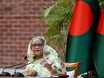 Sheikh Hasina, former prime minister of Bangladesh and chairperson of the Bangladesh Awami League.(REUTERS File)
