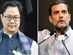 Rahul Gandhi had a 40-minute meeting with Parliamentary affairs minister Kiren Rijiju.