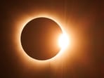 The total solar eclipse was awe-inspiring, but there was no solar flare explosion during the event.(AP)