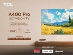 TCL launches A400 Pro NXTVISION TV in India, featuring a modern design and advanced display technology with sizes from 55 to 75 inches. 