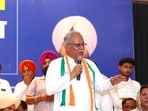 Taking a swipe at the ruling Aam Aadmi Party (AAP) and the Bharatiya Janata Party (BJP), Baghel said both parties were grappling with infighting. (HT File)