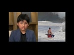 Ten-year-old Nathaniel Rai, the Dallas boy rescued from dangerous surf by 16-year-old lifeguard Ryder Williams, has recalled the terrifying moments when he believed he would not survive.(Screenshot from CBS Mornings; credit santacruznow/instagram)