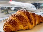 The viral post compared croissant prices at Hyderabad and Zurich airports.