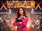 Shreya Kalra lifts the trophy of Lock Upp season 2.