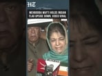 Viral Video Appears To Show Mehbooba Mufti Holding Indian Flag Upside Down; Sparks Debate