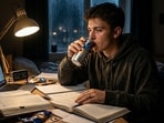 Many students rely on energy drinks to pull all-nighters. 