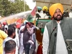 The Indian Youth Congress and ABVP protesters criticised the Bhagwant Mann-led government over the alleged use of force during the protests against paper leaks in Punjab.