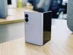 Samsung Galaxy Z Fold8 in the Lavender colourway.