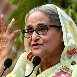 Sheikh Hasina claimed that the July-August 2024 agitation was "not a peaceful student movement". 