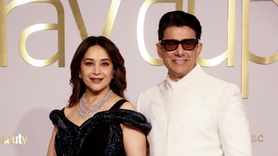 Mumbai real estate update: Madhuri Dixit and her husband, Shriram Madhav Nene, sold their apartment in Juhu locality for ₹4.40 crore. (ANI Photo) Mumbai real estate update: Madhuri Dixit and her husband, Shriram Madhav Nene, sold their apartment in Juhu locality for ₹4.40 crore. (ANI Photo)