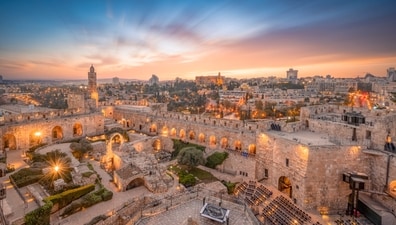 View from the top of The Tower of David Jerusalem Museum View from the top of The Tower of David Jerusalem Museum