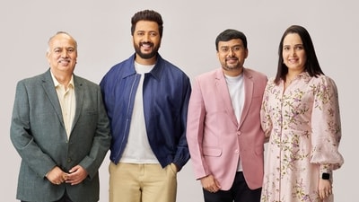 (L-R): Ravindra Prabhudesai, Managing Director, Pitambari Products Pvt. Ltd.; Riteish Deshmukh, actor, director and producer; Parikshit Prabhudesai, Vice Chairman, Pitambari Products Pvt. Ltd.; and Priya Prabhudesai, Director, Pitambari Products Pvt. Ltd. (L-R): Ravindra Prabhudesai, Managing Director, Pitambari Products Pvt. Ltd.; Riteish Deshmukh, actor, director and producer; Parikshit Prabhudesai, Vice Chairman, Pitambari Products Pvt. Ltd.; and Priya Prabhudesai, Director, Pitambari Products Pvt. Ltd.