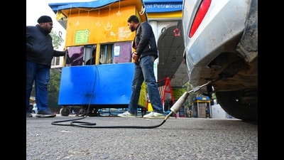 Commercial and government vehicles are among the worst affected as registration records are often linked to authorised officials instead of drivers. (HT Archive) Commercial and government vehicles are among the worst affected as registration records are often linked to authorised officials instead of drivers. (HT Archive)