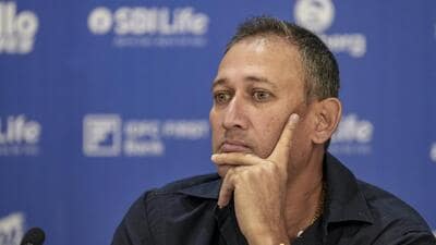 File image of Board of Control for Cricket in India (BCCI) chief selector Ajit Agarkar addresses a press conference after the Men's Selection Committee meeting, at BCCI headquarters, in Mumbai. (PTI) File image of Board of Control for Cricket in India (BCCI) chief selector Ajit Agarkar addresses a press conference after the Men's Selection Committee meeting, at BCCI headquarters, in Mumbai. (PTI)