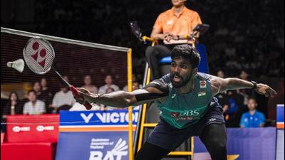 India's Satwiksairaj Rankireddy. (AFP) India's Satwiksairaj Rankireddy. (AFP)