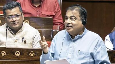 Gadkari said all bridges, overbridges, flyovers and viaducts on National Highways are periodically inspected by the concerned executing agencies. (Sansad TV/ANI)
