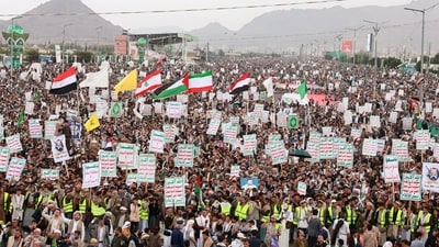 The Houthis have declared themselves a part of Iran's "Axis of Resistance", along with Hezbollah in Lebanon and Hamas in the Gaza Strip. (REUTERS/Representational)
