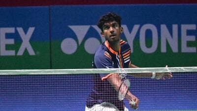 New Delhi, India – January 13, 2026: Ayush Shetty from India plays against Lakshya Sen from India, during the men's doubles match in the Yonex Sunrise India Open 2026 at Indira Gandhi Sports Complex in New Delhi, India, on Tuesday, January 13, 2026. (Photo by Sanchit Khanna/ Hindustan Times) (Hindustan Times) New Delhi, India – January 13, 2026: Ayush Shetty from India plays against Lakshya Sen from India, during the men's doubles match in the Yonex Sunrise India Open 2026 at Indira Gandhi Sports Complex in New Delhi, India, on Tuesday, January 13, 2026. (Photo by Sanchit Khanna/ Hindustan Times) (Hindustan Times)