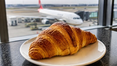 The viral post compared croissant prices at Hyderabad and Zurich airports. (Representative Image) The viral post compared croissant prices at Hyderabad and Zurich airports. (Representative Image)