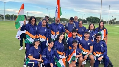 IPA president Suryaveer Singh Bhullar with India's 2025 World Cup team IPA president Suryaveer Singh Bhullar with India's 2025 World Cup team