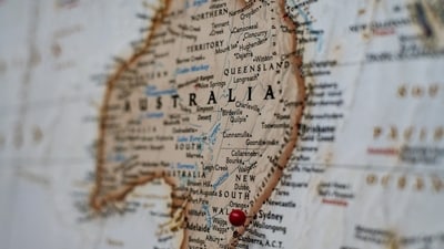 Representational image showing map of Australia. (Unsplash) Representational image showing map of Australia. (Unsplash)