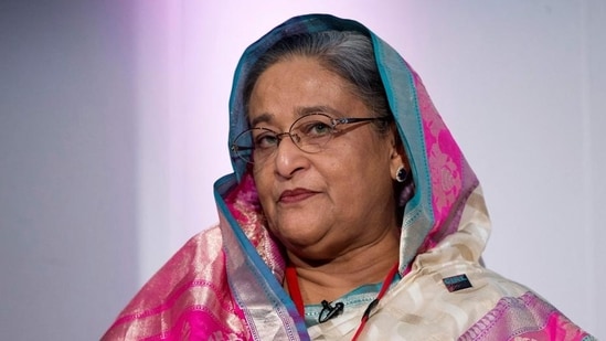 Sheikh Hasina spoke at her first press conference in Delhi since fleeing Bangladesh.