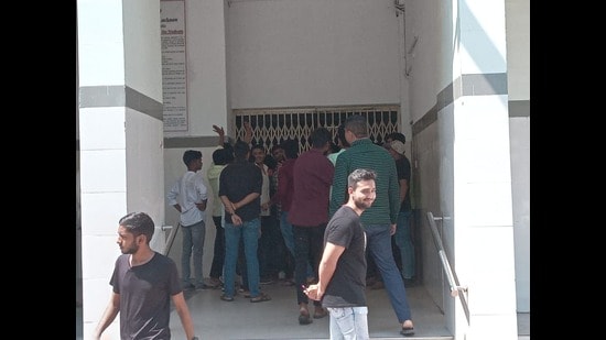 On Wednesday, members of the Ravenshaw University Wardens’ Association held a march on the campus. (Representative Photo/HT Photo)