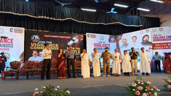 Vigilance Whistle: Launch of Vigilance Whistle & Vigilance Commandos programme at Loyola School, Thiruvananthapuram.