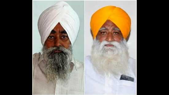 Victims Kulwinder Singh, alias Mintu, 53, and Gurvinder Singh, 58. (HT)