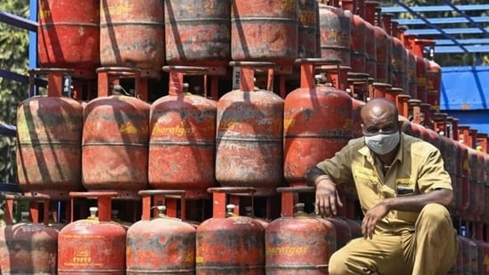 In India, red is used because it instantly signals danger, helping users stay alert while handling the cylinder.