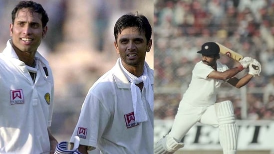 VVS Laxman, Rahul Dravid and Gundappa Vishwanath for India.