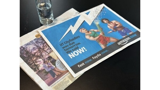 The brand delivered Tomorrow's News Today. Literally.