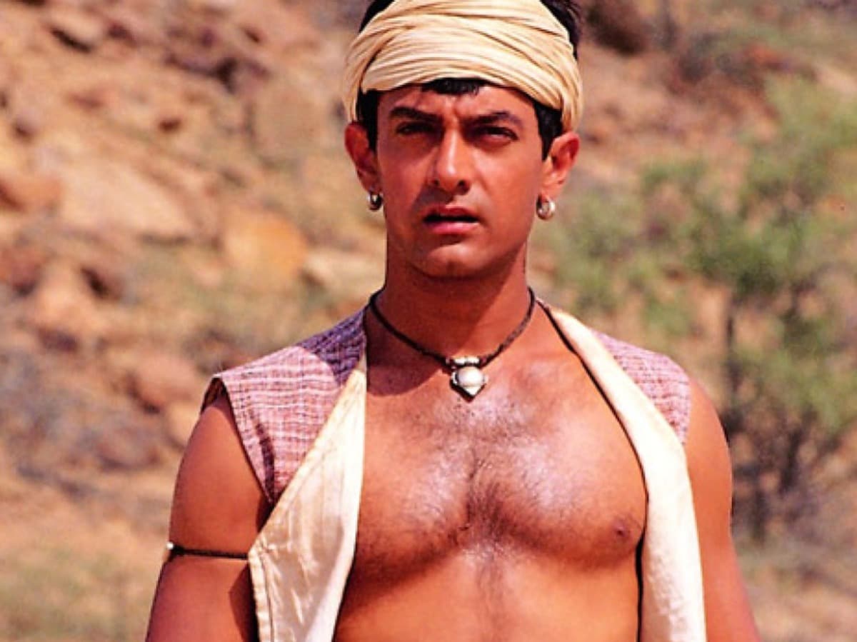 Aamir Khan in Lagaan. Aamir Khan in Lagaan.