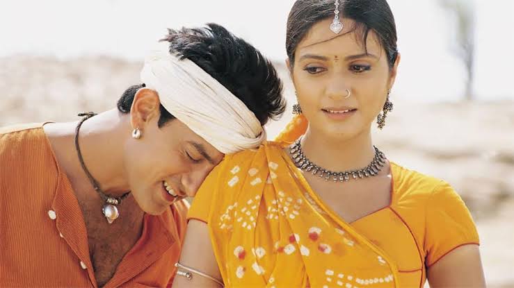 Gracy Singh in Lagaan. Gracy Singh in Lagaan.