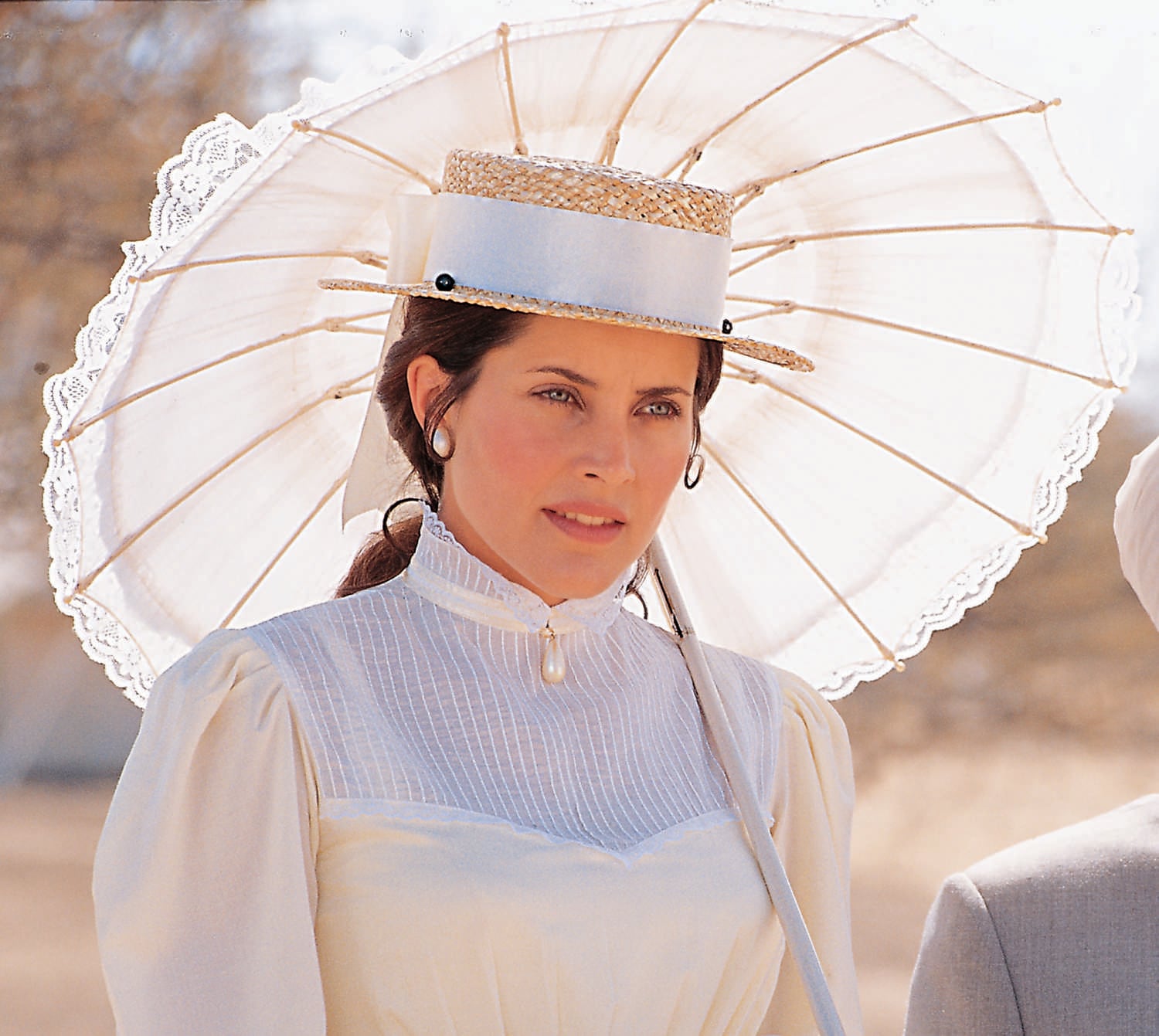 Rachel Shelley in Lagaan. Rachel Shelley in Lagaan.