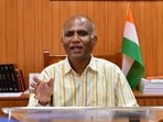 Chief electoral officer S Chockalingam (HT Photo)