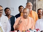Chief minister Yogi Adityanath addressing the media in Lucknow on Wednesday. (HT Photo)