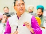 Industries and commerce minister Aman Arora, who was speaking in the absence of chief minister Bhagwant Mann, defended the government’s employment record. (HT Photo)
