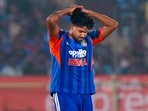 Harshit Rana for India. Harshit Rana for India.