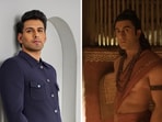 Nitish Sharma (L) plays Shatrughan in Ramayana, while Ranbir Kapoor (R) plays Lord Rama.