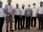 The accused in the custody of Punjab Vigilance Bureau. (HT)