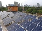 Solar energy (Satyabrata Tripathy/HT Photo)