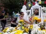 ​A shrine to Tibetan independence activist Lobga​ Rangzen​ rose on the spot where he set himself on fire near U.N. headquarters.