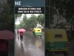 Heavy Showers Hit Delhi | Stunning Rain Visuals From Raisina Road