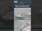 Washington Wildfires Send Massive Smoke Plumes Towering Above Mountain Ranges