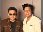 Singer Vippin Aneja with composer AR Rahamna(instagram)
